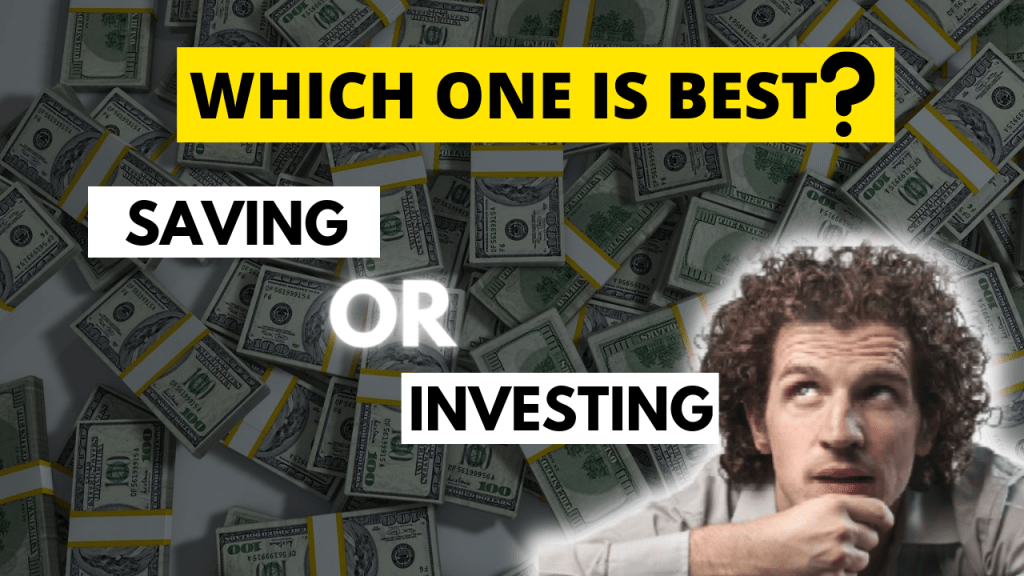 What is the difference between saving and investing